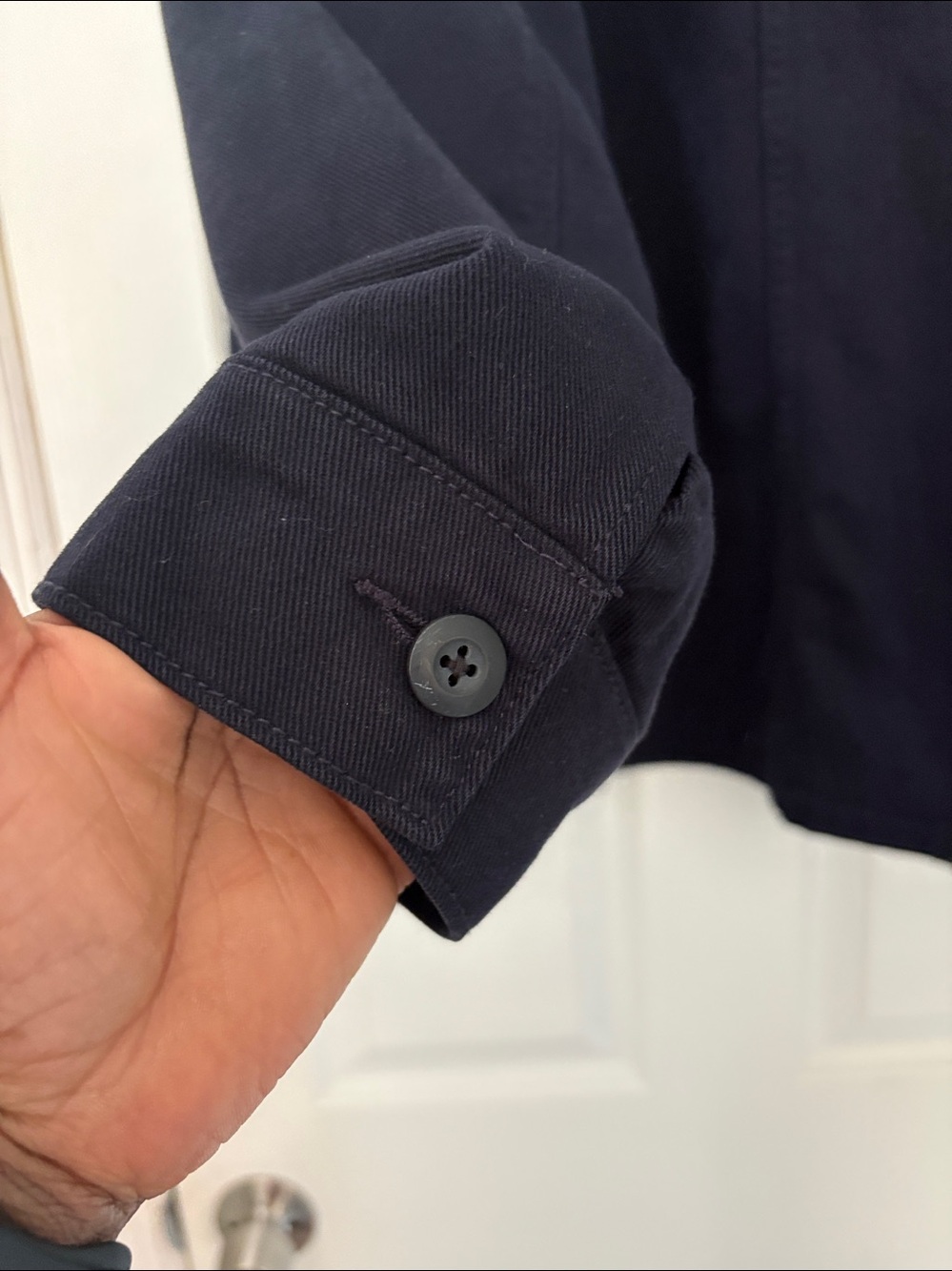 Men's Navy Work Jacket - Picture 5 of 7